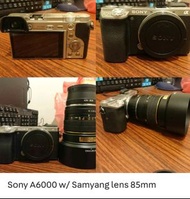 Sony A6000 w/ Samyang lens 85mm