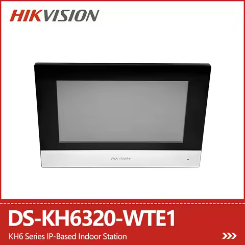 Hikvision 7-inch Touch Screen WifI IP Indoor Station Two-way Audio APP Control Elevator Control Vide