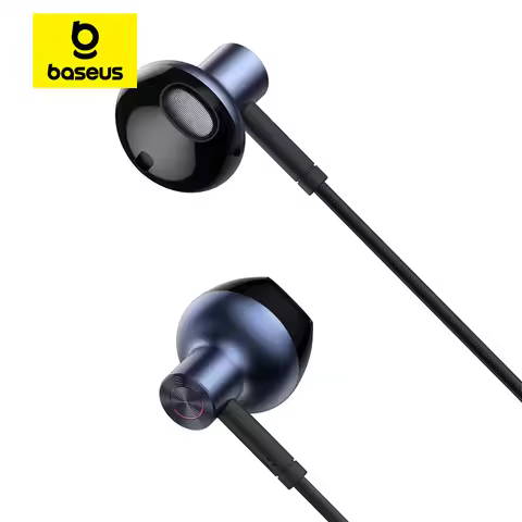 Baseus Bass Sound Earphone In-Ear Sport Earphones with mic for xiaomi iPhone 6 Samsung Headset fone