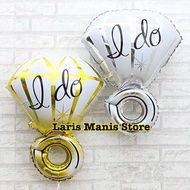 Diamond ring i do - i do ring balloon - i do ring foil balloon - ring balloon - diamond balloon