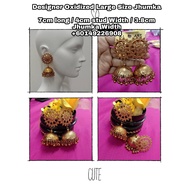 Ready Stock Indian Party Wear Earring / Bollywood Designer Earrings /Oxidized Stone Work Indian Earr