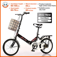 DIMOO 20 Inch Folding Bicycle Foldable Mountain Bike Off-road City Bicycles For Adults Basikal Lipat dewasa Children Folding Bike 脚踏车 自行车