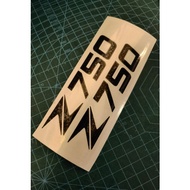 Z750 Kawasaki z 750 vinly decal sticker