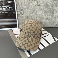 Gucci 經典老花棒帽子 男女同款 卡其色 尺寸:S碼（頭圍57cm）