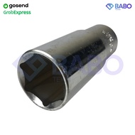 MATA Long Sock eye (Deep Sock) 27mm WIPRO 1/2 " 6PT Socket Shock CrV 27 mm