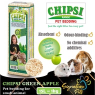Chipsi Bedding - Green Apple - 15L(1kg) / Small Animal Bedding