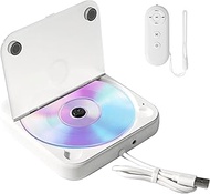 Car CD Player with USB and AUX - External CD Drive Compatible with CD/CD-R/CD-RW/MP3/WAV, Works with