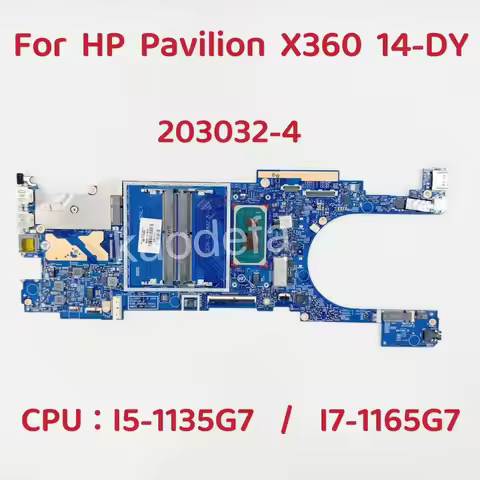 203032-4 Mainboard For HP Pavilion X360 14-DY Laptop Motherboard With I5-1135G7 I7-1165G7 Gen CPU M4