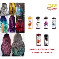 5D Korea 6D Highlight Colour Hair Color Cream Color Wax