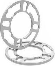 2 Pack Universal Wheel Spacers, 1/5" (5mm) Thick Die Cast Replacement Wheel Spacer for 4 & 5 Lugs Wh