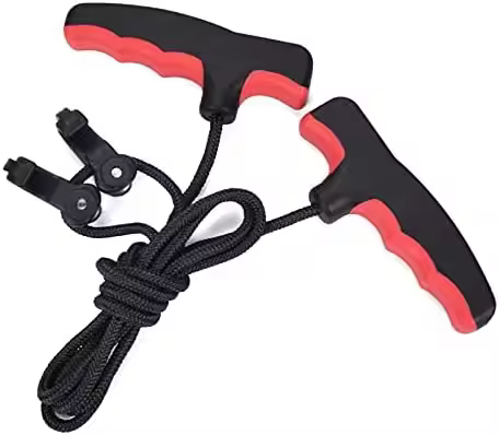 Elong Crossbow Cocking Device Double Handle Crossbows Rope Cocker Aid Cocking String Tool for Huntin