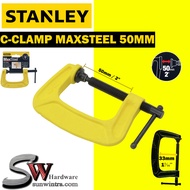 COMBO DEAL STANLEY C-CLAMP / G-CLAMP MAXSTEEL 2" / 50MM #83-032