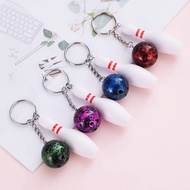 Bowling Keychain - Sports Hobby Pendant Ball Pin Bag Accessories