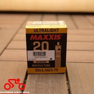 MAXXIS ULTRALIGHT INNER TYRE 20X1.50/1.75 FV