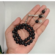 Tasbih Batu Akik Mesir 🇪🇬 | Hitam | 10mm Biji33