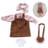 55cm Simulation Doll Clothes Rebirth Doll Girl Doll Fashion Dress Up 22 Inch Doll Baby Clothes