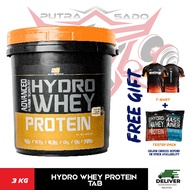 HYDRO WHEY PROTEIN 3KG TUB BS NUTRITION