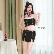 Flight Attendant Costume Lingerie Premium Women's Flight Attendant Clothes CL136