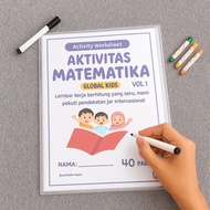 Global Kids Math Activity Book: Fun Counting for Ages 4-7 Years + Free Wipe & Clean Marker (Vol 1)