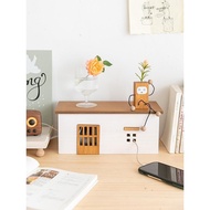Desktop Wire Storage Box Organizer Wire Box Plug-in Data Cable Organizer TV Socket Blocking Decorati