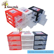 Sw4u Mini Drawer-M Container 3 and 4 Layers Transparent Container Rack/ Midi/ - M Drawer