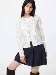 Áo Cardigan Vải Pointelle | Hoạ Tiết