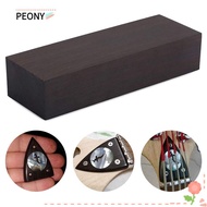 PEONYSG Ebony Lumber, 120*40*25mm Multi-application Ebony Wood, Instruments Tools DIY Material Blank