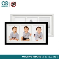 Frambie MULTIVE 3-in-1 Photo Frame | Contemporary 4R Photo Frame | Fitting 2 3pcs 4R Photos