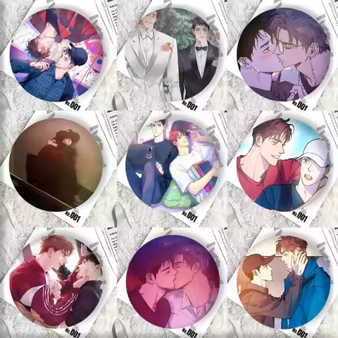 Cartoon Anime S-Semantic E-Error Manga Badges 25 32 44 58 75 mm Round Cosplay Pin Bag Decor Fans Col