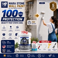 🚀TicioCizz 6 IN 1 Epoxy Colored Sand Wall Paint 12L 15H Quick Dry Waterproof Anti-Mould Anti-Fade We