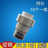 Heat Fusion PPR Check Valve 2 Inch Anti-Backflow Water Supply Pipe Fitting Durable Plumbing Componen