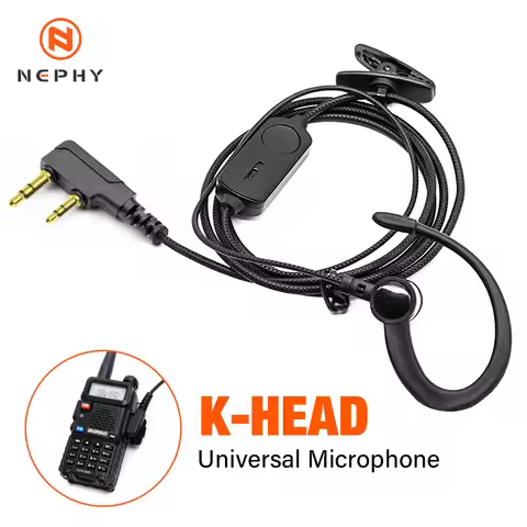 Walkie Talkie Headsets 2 PIN Earpiece Headset PTT MIC for BAOFENG 480 490 320 V6 V7 V8 658 520 530 9
