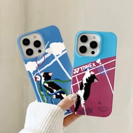 Cute Cat Badminton Case for Redmi Note 13 12 11 10 8 Pro Redmi 13C 10C 9 9A 9C 9T 10A Xiaomi 11 Lite