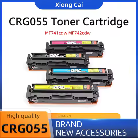 with chip CRG055 CRG-055 Toner Cartridge，for Canon LBP660C LBP663cdw LBP664cx MF740C MF741cdw MF742c