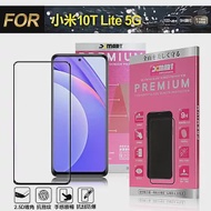 Xmart for 小米10T Lite 5G 超透滿版 2.5D鋼化玻璃貼-黑