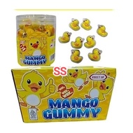 MANGGO GUMMY SOFT CANDY WITH UNIQUE SHAPE 1 JAR CONTAINS 30 PCS