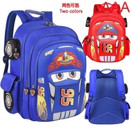 3D Car Backpack for Kids - Primary School Student Four-Wheel School Bag