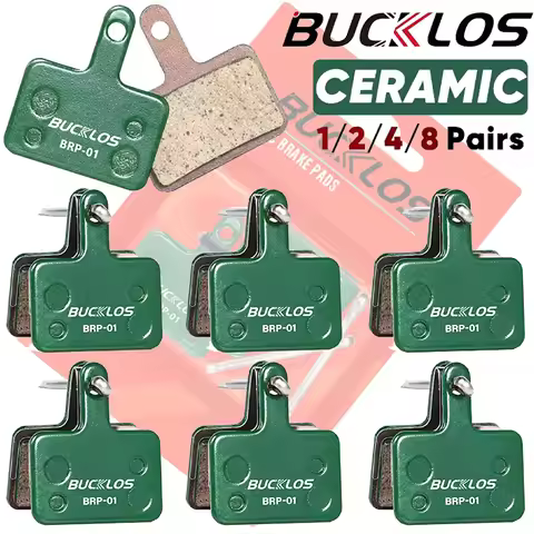 BUCKLOS MTB Ceramic Brake Pad Bicycle for Shimano B01S B03S B05S MT200 SRAM AVID High Heat Dissipati
