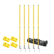 Set Agility Pole Lengkap Alat Latihan Ketangkasan Pemula Hingga Atlet Sepakbola Profesional