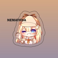 GANTUNGAN Hololive Amelia Watson Anime Keychain - Hololive Amelia Watson AnimeKeychain
