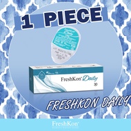 (1 PIECE) Freshkon Daily Disposable Clear Lens 1 Day Use Contact Lenses