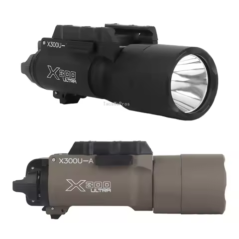 800 Lumens Light Tactical SF Style Aluminum Ultra X300U-A Flashlight for Pistol Light Airsoft Helmet