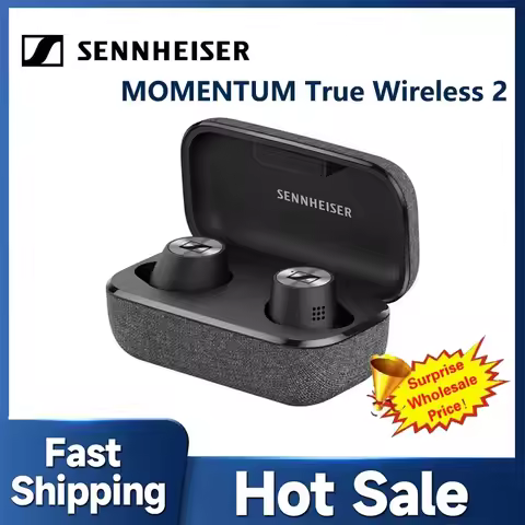 Sennheiser MOMENTUM True Wireless 2 TWS Earbuds Cancellation Bluetooth 5.1 HD IPX4 Waterproof Touch 
