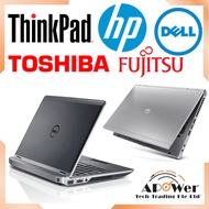 Second-hand Laptop Dell / HP / Lenovo / Toshiba / Fujitsu - 12.5/14/15.6 Inch HD Display Windows 10