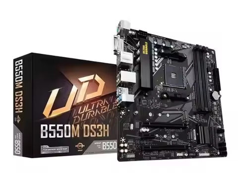 Boxed FOR Gigabyte GA-B550M-DS3H supports Ryzen Gen 1 to Gen 5 AM4 DDR4