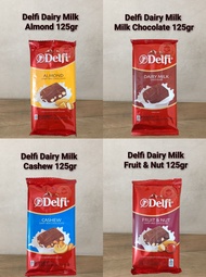 Delfi dairy milk chocolate 125 gr eceran ukuran besar ( LDS )