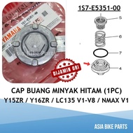 Yamaha Original Y15ZR Y16ZR / LC135 V1-V8 / NMAX V1 Drain Plug Cap Buang Minyak Hitam - 1S7-E5351-00