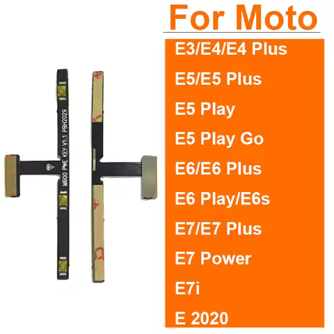 Power Volume Flex Cable For Motorola Moto E3 E4 E5 E6 E7 Plus Play E6s E5 Play Go E 2020 E7i E7 Powe