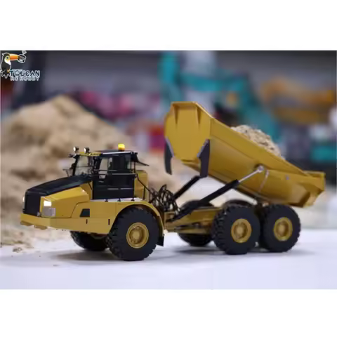 US Stock 6x6 KABOLITE K960 1/20 RC Hydraulic Articulated Truck Light System Radio Control Metal Engi