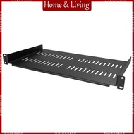 AOTO Universal 1U Server Rack Shelf Vented Tray for 19 Equipment Rack Cabinet